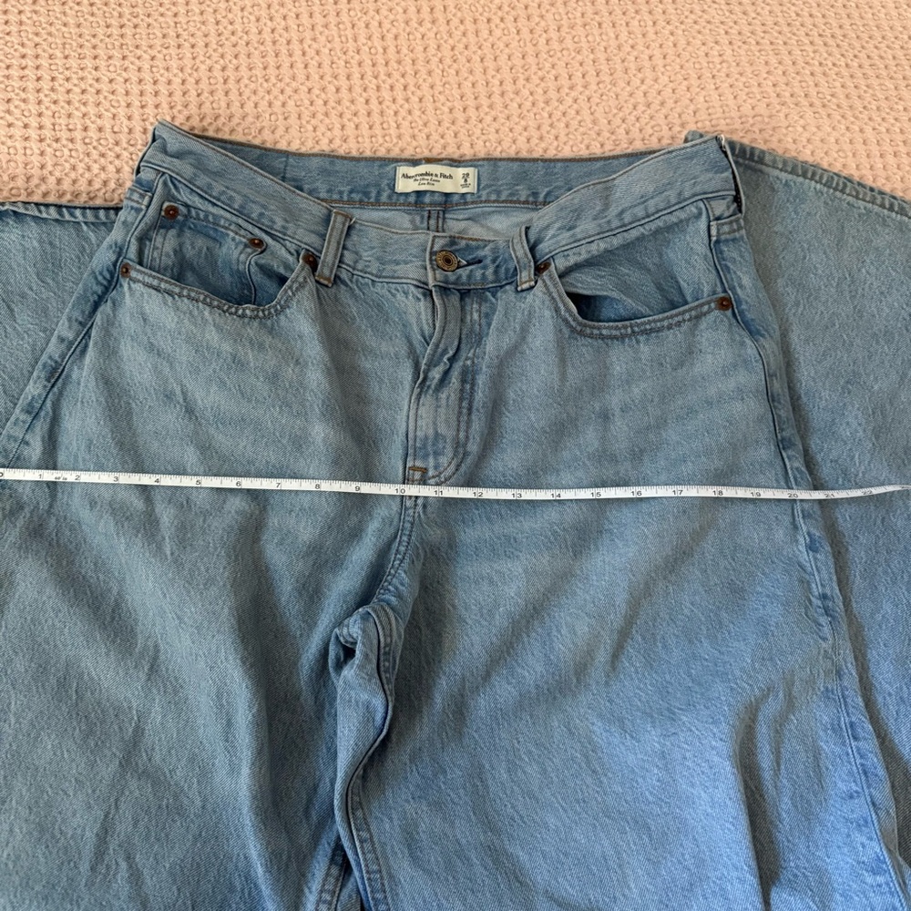 Abercrombie & Fitch The Ultra Loose Low Rise Jeans Size 29/8 - Picture 9 of 10